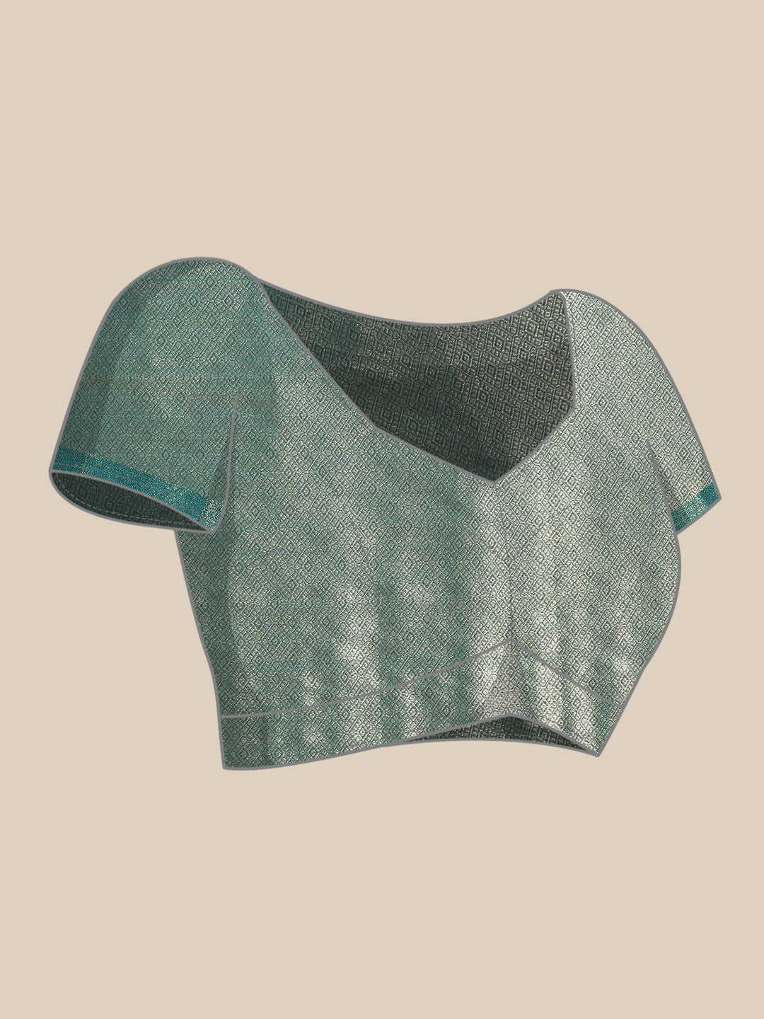 Kanjivaram Silk Pichwai Digital Printed Zari Woven Saree