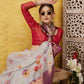Digital Printed Muga Silk Checks Saree