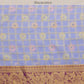 Digital Printed Muga Silk Checks Saree