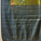 Woven Banarasi Soft Silk Classic Green Saree With Floral Digital Print