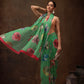 Chiffon Digital Print Floral Saree
