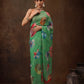Chiffon Digital Print Floral Saree