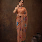 Chiffon Digital Print Floral Saree