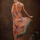 Chiffon Digital Print Floral Saree