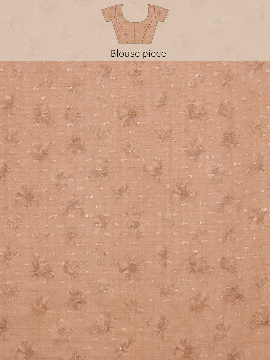 Chiffon Digital Print Floral Saree