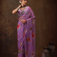Chiffon Digital Print Floral Saree