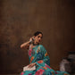 Chiffon Digital Print Floral Saree
