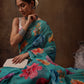 Chiffon Digital Print Floral Saree