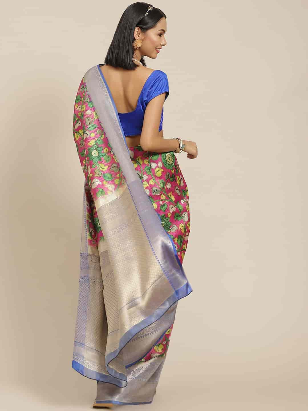 Women's Digital Printed Woven Silk Saree