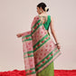 Digital Print Cotton Tissue Saree With Gold Zari Work