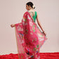 Fruits Printed Cotton Tissue Saree With Gold Zari Work