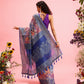 Digital Printed Banarasi Cotton Zari Woven Saree