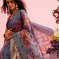 Digital Printed Banarasi Cotton Zari Woven Saree