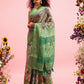Digital Printed Banarasi Cotton Zari Woven Saree