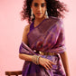 Digital Printed Banarasi Cotton Zari Woven Saree