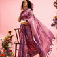 Digital Printed Banarasi Cotton Zari Woven Saree