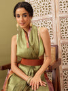Digital Printed Banarasi Cotton Zari Woven Saree