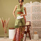 Digital Printed Banarasi Cotton Zari Woven Saree