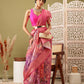 Digital Printed Banarasi Cotton Zari Woven Saree