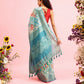 Digital Printed Banarasi Cotton Zari Woven Saree