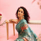 Digital Printed Banarasi Cotton Zari Woven Saree