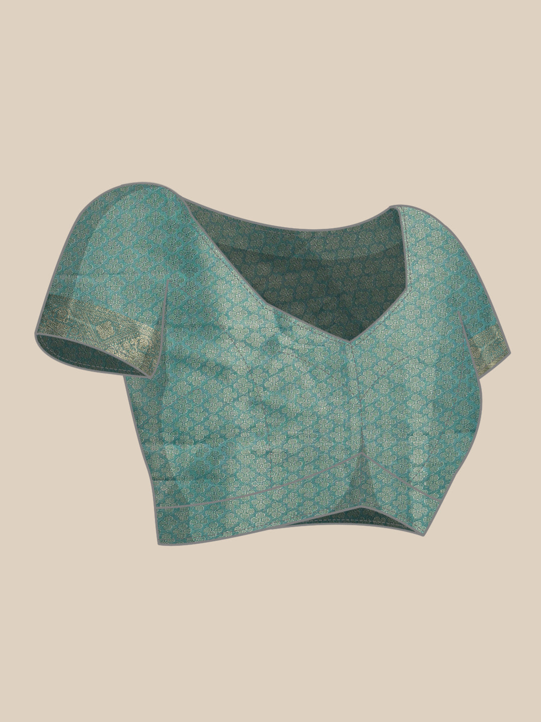 Digital Printed Banarasi Cotton Zari Woven Saree