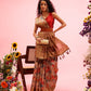 Digital Printed Banarasi Cotton Zari Woven Saree