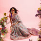 Digital Printed Banarasi Cotton Zari Woven Saree
