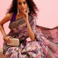 Digital Printed Banarasi Cotton Zari Woven Saree