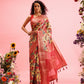 Digital Printed Banarasi Cotton Zari Woven Saree