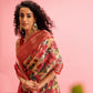 Digital Printed Banarasi Cotton Zari Woven Saree