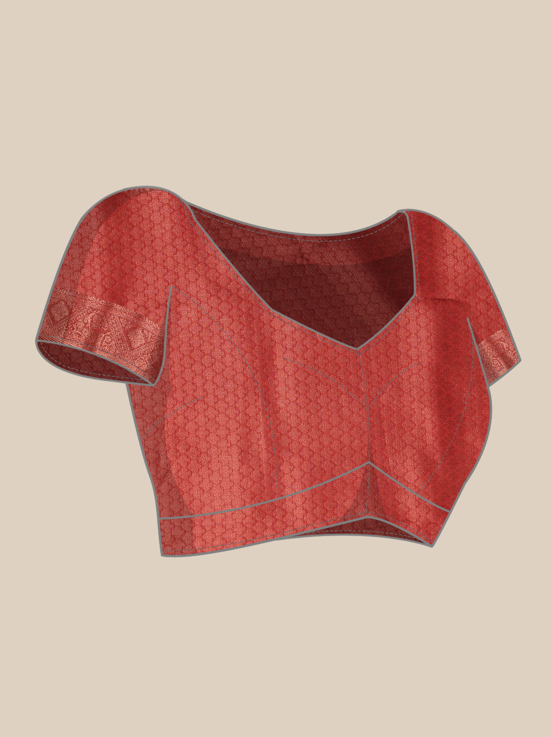 Digital Printed Banarasi Cotton Zari Woven Saree