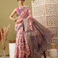 Digital Printed Banarasi Cotton Zari Woven Saree