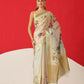 Floral Printed Soft Tissue Silk Saree With Tassels