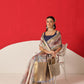 Floral Printed Soft Tissue Silk Saree With Tassels