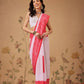 Soft Georgette Bandhani Saree in Dual Pastel Shades
