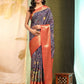Banarasi Soft Silk Bandhani With Kalamkari Digital Printed Saree