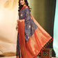 Banarasi Soft Silk Bandhani With Kalamkari Digital Printed Saree