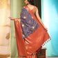Banarasi Soft Silk Bandhani With Kalamkari Digital Printed Saree