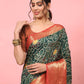Banarasi Soft Silk Bandhani With Kalamkari Digital Printed Saree