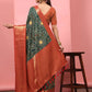 Banarasi Soft Silk Bandhani With Kalamkari Digital Printed Saree