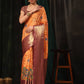 Banarasi Soft Silk Bandhani With Kalamkari Digital Printed Saree