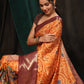 Banarasi Soft Silk Bandhani With Kalamkari Digital Printed Saree