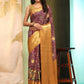 Banarasi Soft Silk Bandhani With Kalamkari Digital Printed Saree