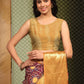 Banarasi Soft Silk Bandhani With Kalamkari Digital Printed Saree