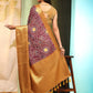 Banarasi Soft Silk Bandhani With Kalamkari Digital Printed Saree