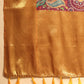 Banarasi Soft Silk Bandhani With Kalamkari Digital Printed Saree