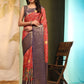 Banarasi Soft Silk Bandhani With Kalamkari Digital Printed Saree