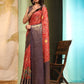 Banarasi Soft Silk Bandhani With Kalamkari Digital Printed Saree