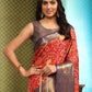 Banarasi Soft Silk Bandhani With Kalamkari Digital Printed Saree